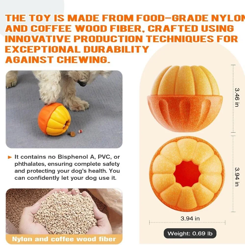 Unbreakable Dog Frozen Treat Toy Treat Dispensing Indestructible Dog Toy Chew
